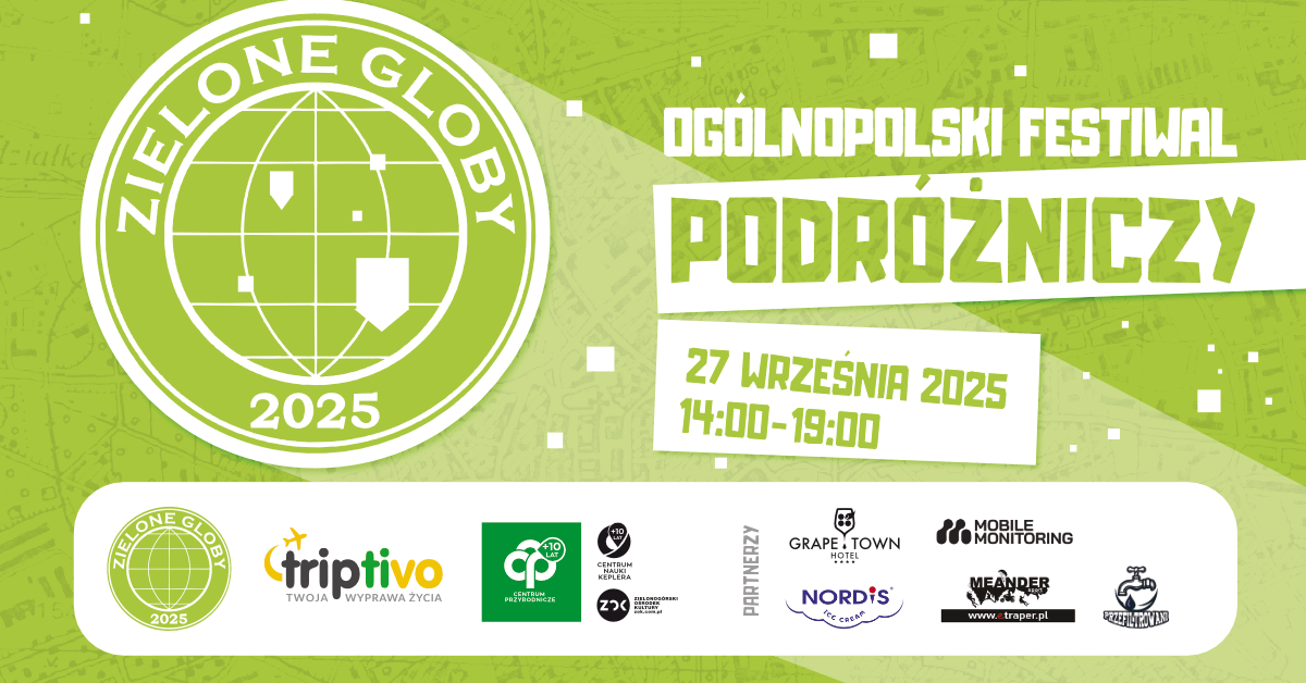 Baner promocyjny wydarzenie Zielone Globy